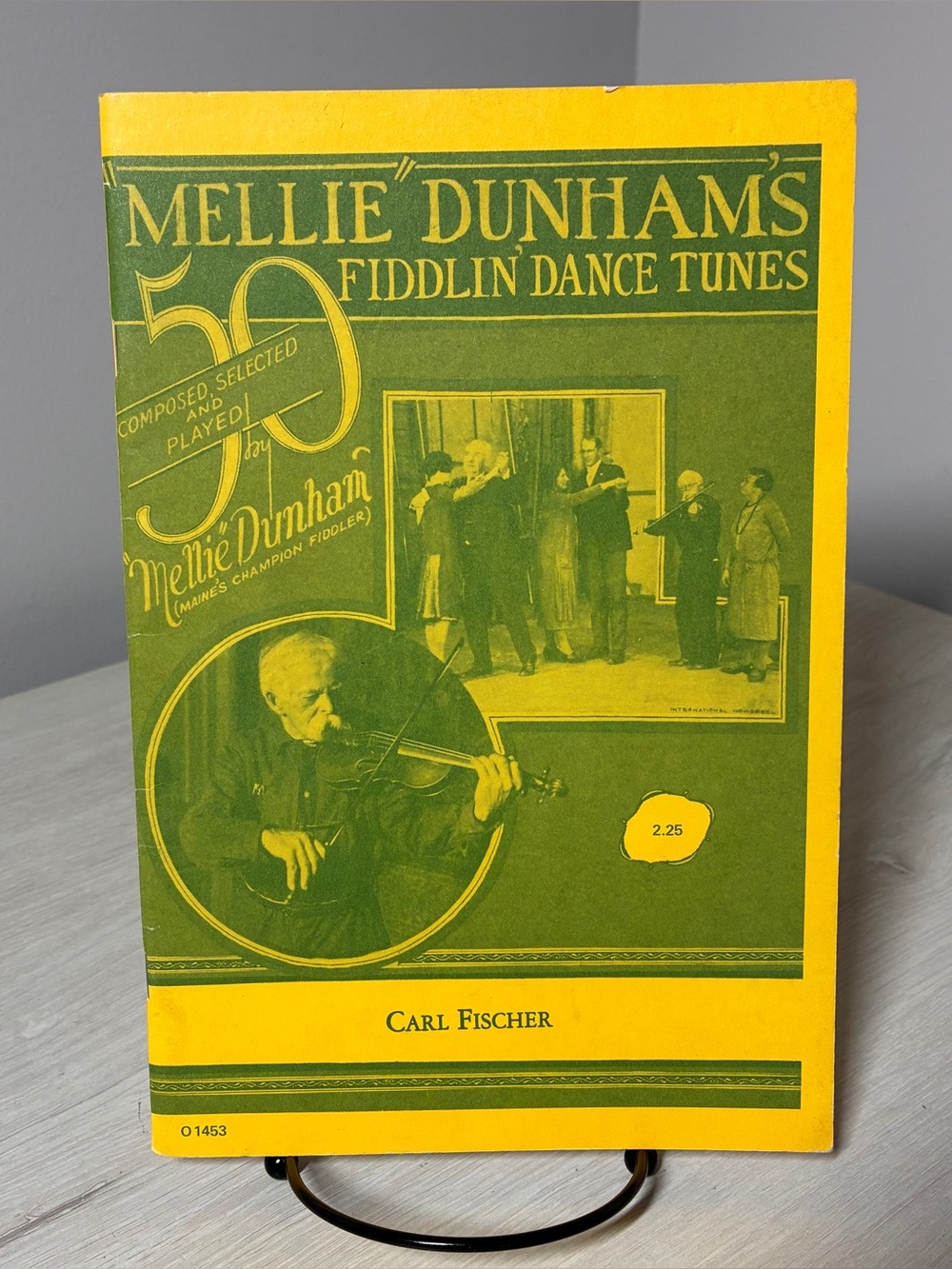 Mellie Dunham 50 Fiddlin Dance Tunes 1926 PB Carl Fischer VTG Reprint Songbook